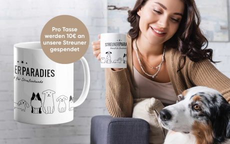 Bestelle jetzt die stylishe Streuner-Tasse von Shiva Chihuahua